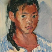 Калмыцкая девочка, 1963