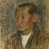 Портрет мальчика, Калмыкия 1940 (?)