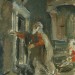 Лев Аронов. По офорту Рембрандта «Слепой Товит», 1938 Холст, масло