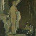 Лев Аронов. По рисунку Рембрандта «Художник, рисующий модель», 1938