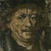 Лев Аронов. К картине «Рембрандт в мастерской». Рембрандт. 1938. Холст, масло. 25x20
